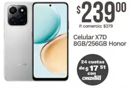 Tia Honor X7D celular oferta