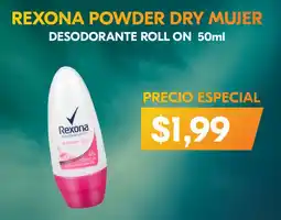 Farmacias SanaSana Rexona Powder Dry mujer oferta