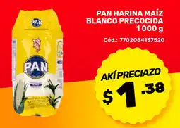 Akí Pan harina de maiz ilanco precocida oferta