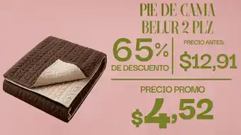 Pie de cama belur