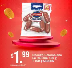 Tia La Italiana chorizo colombiano oferta