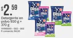 Tia Deja detergente en polvo oferta