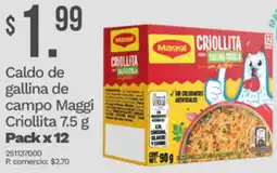 Tia Maggi caldo de gallina de campo criollita oferta