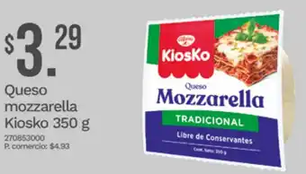 Tia Kiosko queso mozzarella oferta