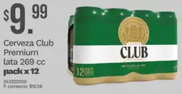 Tia Club premium cerveza lata oferta