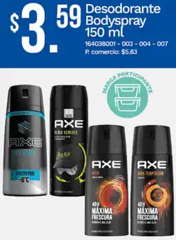 Tia Axe desodorante bodyspray oferta