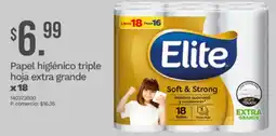 Tia Elite papel higiénico triple hoja extra grande oferta
