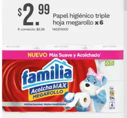 Tia Familia papel higiénico triple hoja megarollo oferta