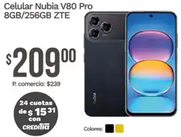 Tia Zte celular nubia v80 pro oferta