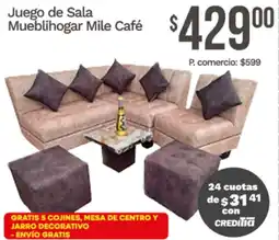 Tia Mueblihogar mile café juego de sala oferta
