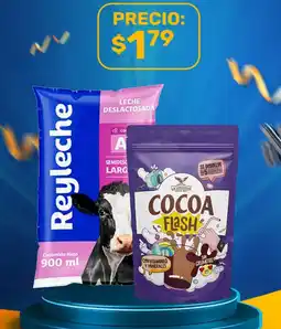 Coral Hipermercados Reyleche + Cocoa Flash oferta