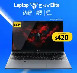 Novicompu ENV Elite laptop 15.6” oferta