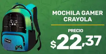 Mochila gamer crayola