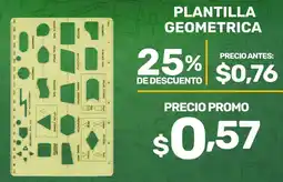 Coral Hipermercados Plantilla geometrica oferta