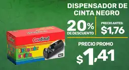 Coral Hipermercados Dispensador de cinta negro oferta
