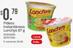 Tia Lonchys fideos instantáncar oferta