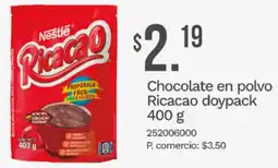Tia Nestlé ricacao chocolate en polvo doypack oferta