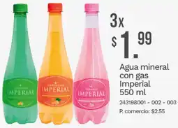 Tia Imperial agua mineral con gas oferta