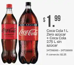 Tia Coca cola zero azúcar + coca cola oferta