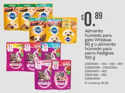 Tia Whiskas alimento húmedo para gato oferta