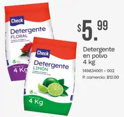 Tia Check detergente en polvo oferta