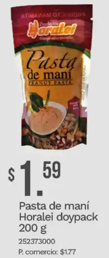 Tia Horalei pasta de maní doypack oferta