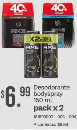 Tia Axe desodorante bodyspray oferta