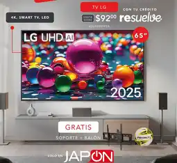 Almacenes Japón Lg tv 65" oferta