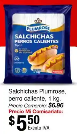 Mi Comisariato Plumrose salchichas perro caliente oferta