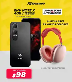 Novicompu ENV Note X 4 oferta