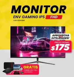 Novicompu ENV gaming IPS monitor oferta