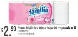 Tia Familia papel higiénico triple hoja oferta