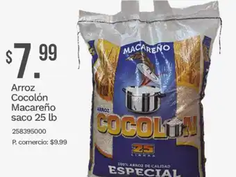 Macareño arroz cocolón