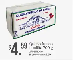 Tia Lucilita queso fresco oferta