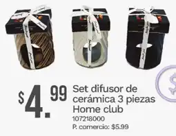 Tia Home Club set difusor de cerámica oferta