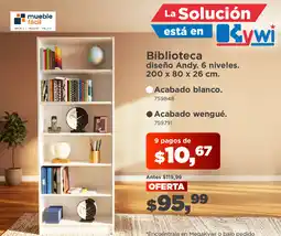 Kywi Biblioteca diseño Andy. 6 niveles. oferta