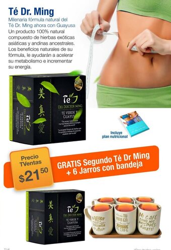 TVentas Té Dr. Ming oferta