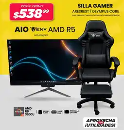 Novicompu Silla gamer aresrest / olympus core oferta