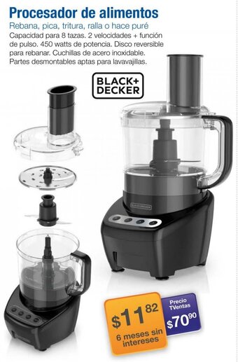 TVentas Black+Decker Procesador de Alimentos oferta