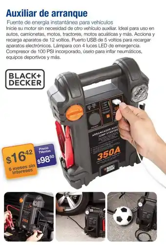 TVentas Black+Decker Auxiliar de Arranque oferta