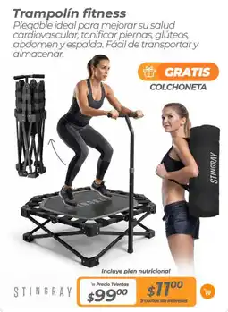 TVentas Stingray trampolín fitness oferta