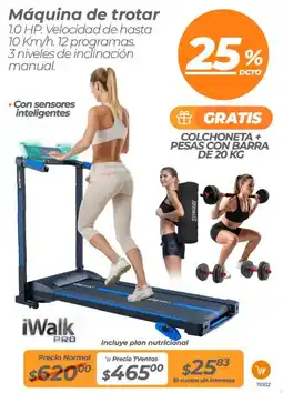 TVentas iWalk máquina de trotar oferta