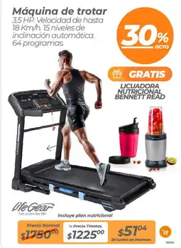 TVentas Life gear máquina de trotar oferta