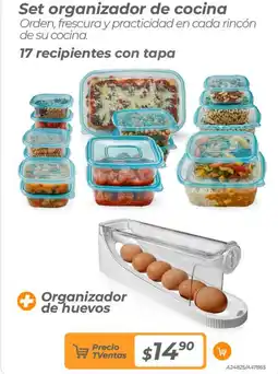 TVentas Set organizador de cocina oferta
