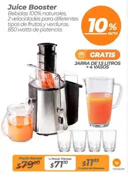 TVentas Juice booster oferta