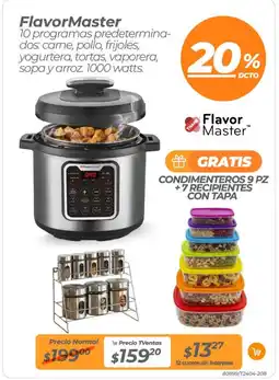 TVentas Flavormaster oferta
