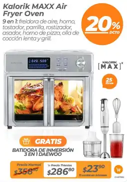 TVentas Kalorik maxx air fryer oven oferta