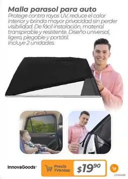 TVentas Innovagoods malla parasol para auto oferta