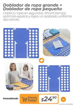 TVentas Doblador de ropa grande + doblador de ropa pequeño oferta