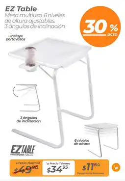 TVentas Ez table oferta